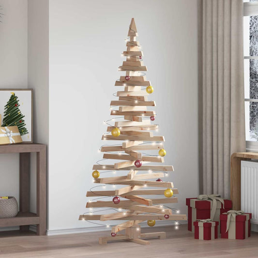 Weihnachtsbäume mit Ständer Natur 180 cm Massivholz Kiefer
