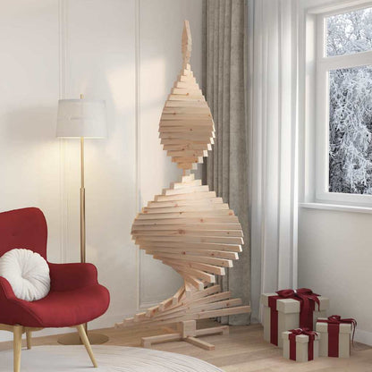 Weihnachtsbäume mit Ständer Natur 210 cm Massivholz Kiefer