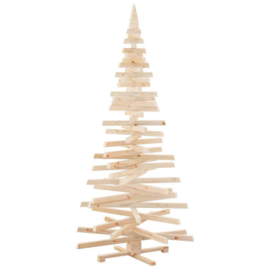 Weihnachtsbäume mit Ständer Natur 210 cm Massivholz Kiefer