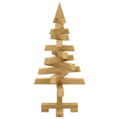 Weihnachtsbäume mit Ständer Braun 60 cm Massivholz Kiefer