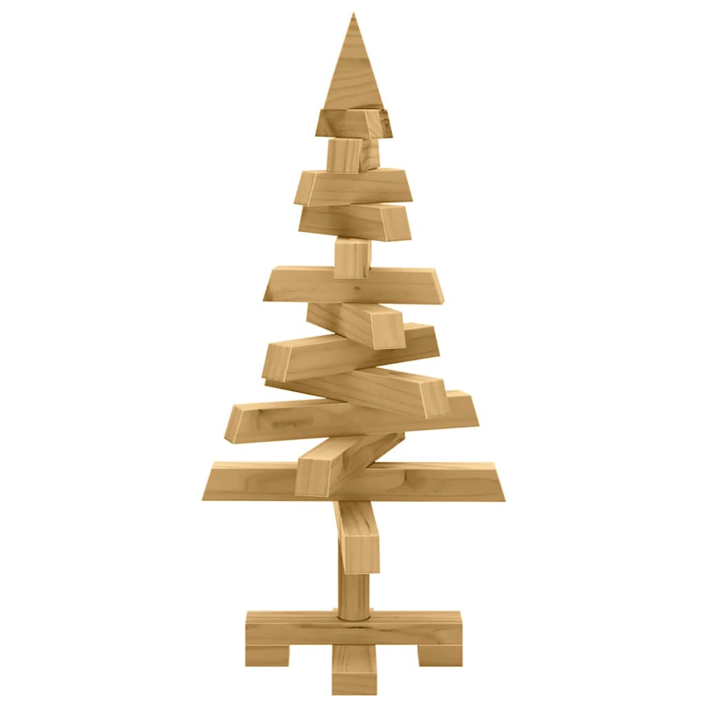 Weihnachtsbäume mit Ständer Braun 60 cm Massivholz Kiefer