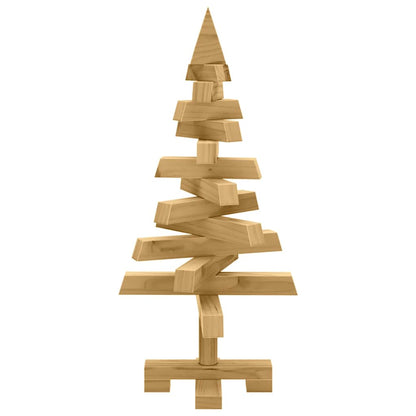 Weihnachtsbäume mit Ständer Braun 60 cm Massivholz Kiefer