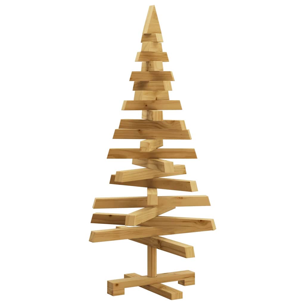 Weihnachtsbäume mit Ständer Braun 90 cm Massivholz Kiefer