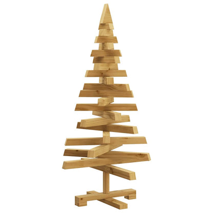 Weihnachtsbäume mit Ständer Braun 90 cm Massivholz Kiefer