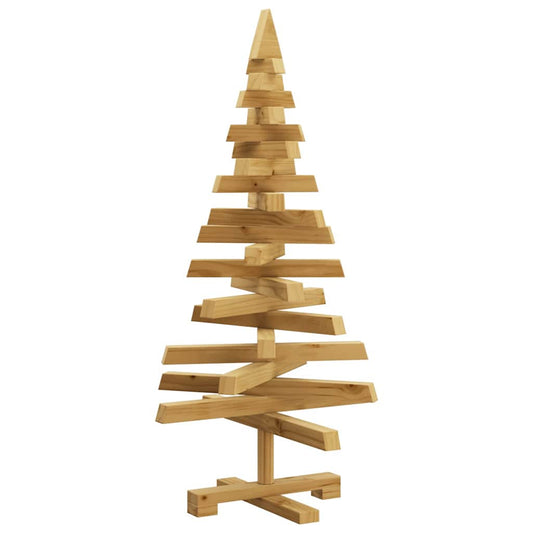 Weihnachtsbäume mit Ständer Braun 90 cm Massivholz Kiefer