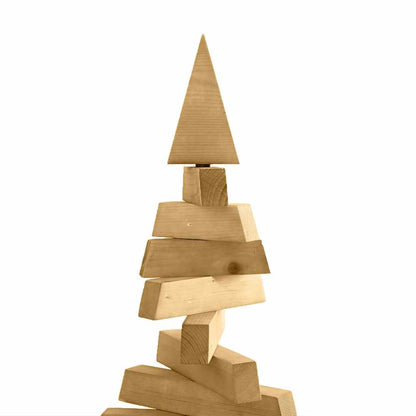Weihnachtsbäume mit Ständer Braun 120 cm Massivholz Kiefer