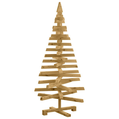Weihnachtsbäume mit Ständer Braun 120 cm Massivholz Kiefer