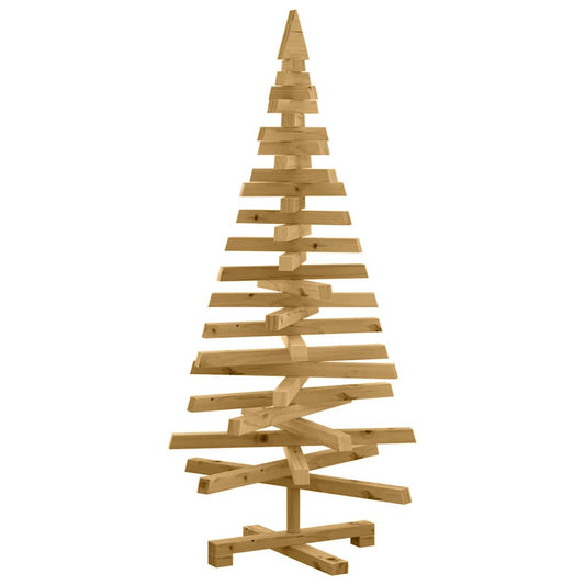 Weihnachtsbäume mit Ständer Braun 120 cm Massivholz Kiefer