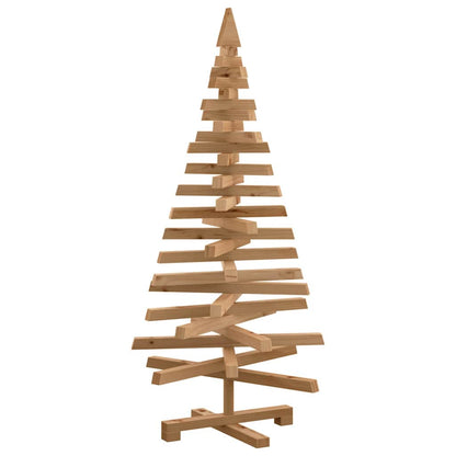 Weihnachtsbäume mit Ständer Braun 120 cm Massivholz Kiefer