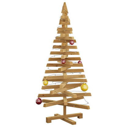 Weihnachtsbäume mit Ständer Braun 120 cm Massivholz Kiefer