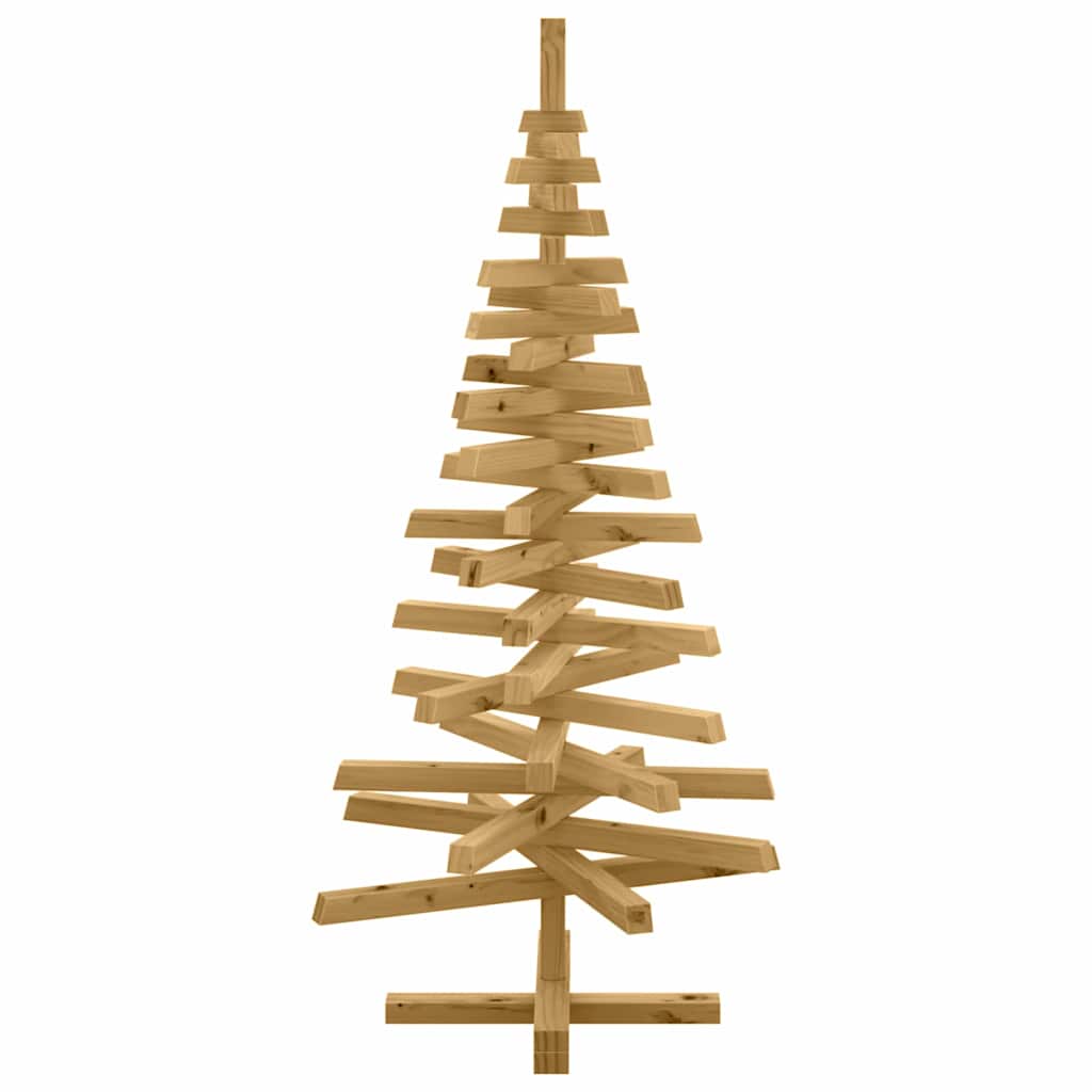 Weihnachtsbäume mit Ständer Braun 120 cm Massivholz Kiefer