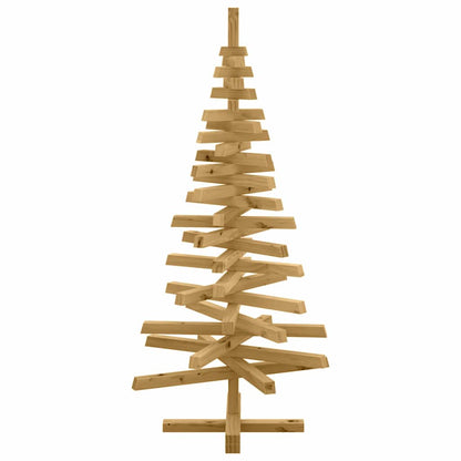Weihnachtsbäume mit Ständer Braun 120 cm Massivholz Kiefer