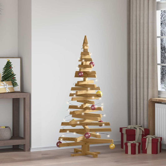 Weihnachtsbäume mit Ständer Braun 150 cm Massivholz Kiefer