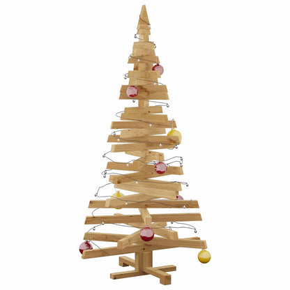 Weihnachtsbäume mit Ständer Braun 150 cm Massivholz Kiefer