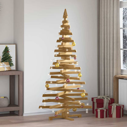 Weihnachtsbäume mit Ständer Braun 180 cm Massivholz Kiefer