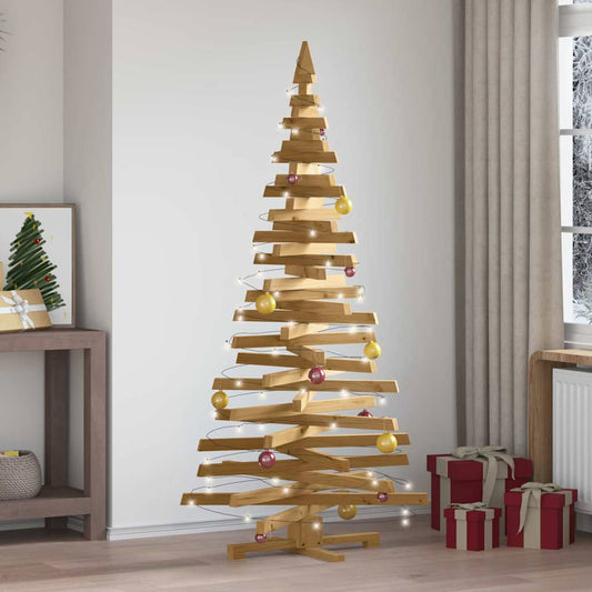 Weihnachtsbäume mit Ständer Braun 180 cm Massivholz Kiefer