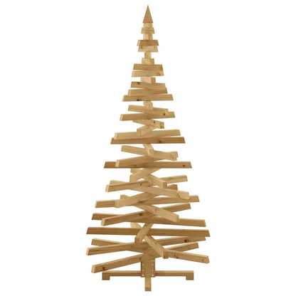 Weihnachtsbäume mit Ständer Braun 180 cm Massivholz Kiefer