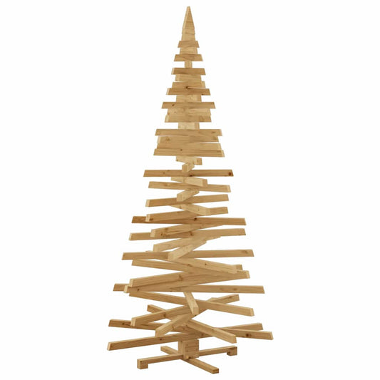 Weihnachtsbäume mit Ständer Braun 210 cm Massivholz Kiefer