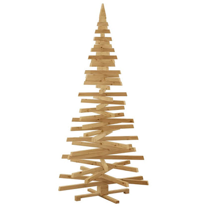 Weihnachtsbäume mit Ständer Braun 210 cm Massivholz Kiefer