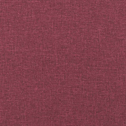 Sofakissen 2 pcs Weinrot 60 x 40 cm Stoff