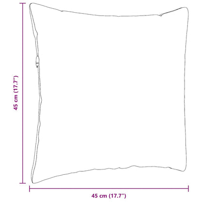 Sofakissen 2 pcs Beige 45 x 45 cm Stoff