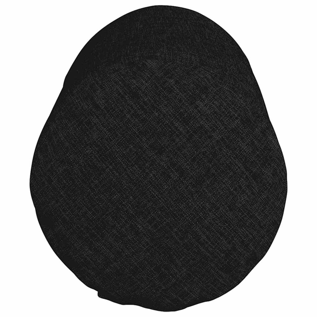 Bolsterkissen 2 pcs Schwarz Ø 15 x 40 cm Stoff