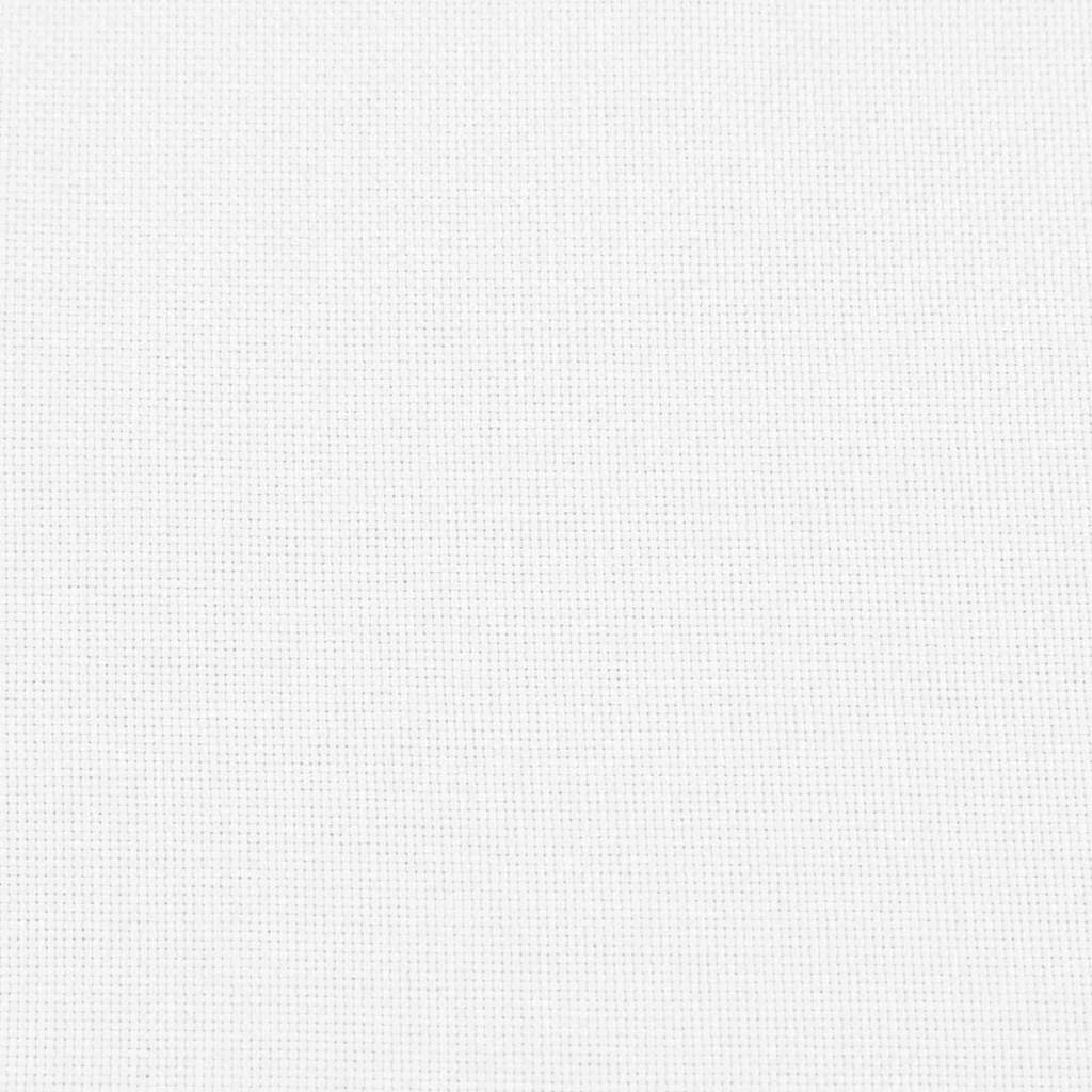 Bolsterkissen 2 pcs Weiß Ø 25 x 70 cm Stoff