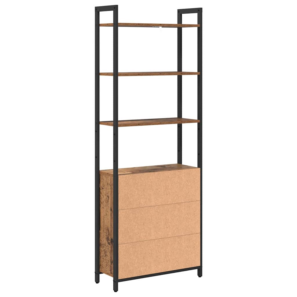 Bücherregal Altholz 60 x 24 x 161 cm Holzwerkstoff