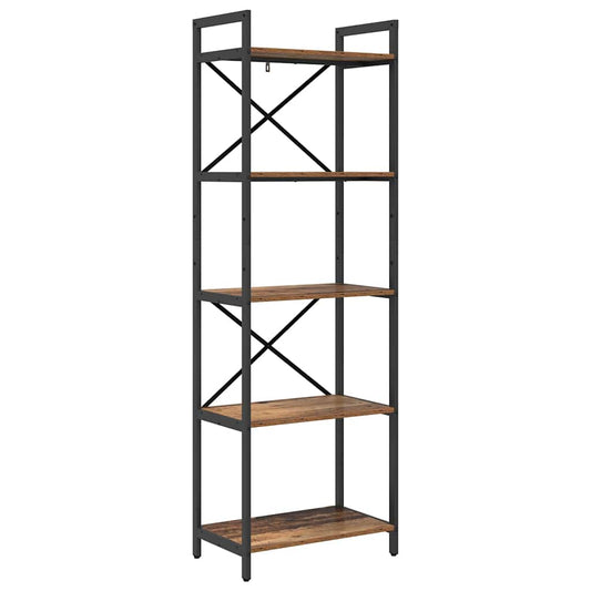 Bücherregal Altholz 56 x 34 x 171 cm Holzwerkstoff