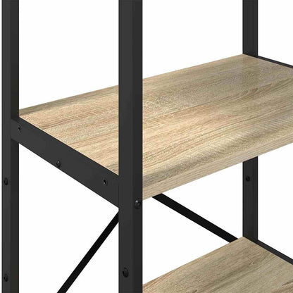 Bücherregal Sonoma-Eiche 56 x 34 x 133,5 cm Holzwerkstoff