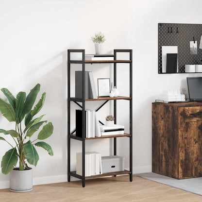 Bücherregal Geräucherte Eiche 56 x 34 x 133,5 cm Holzwerkstoff