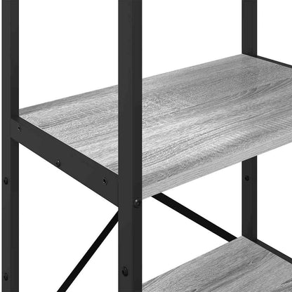 Bücherregal Graues Sonoma 56 x 34 x 133,5 cm Holzwerkstoff