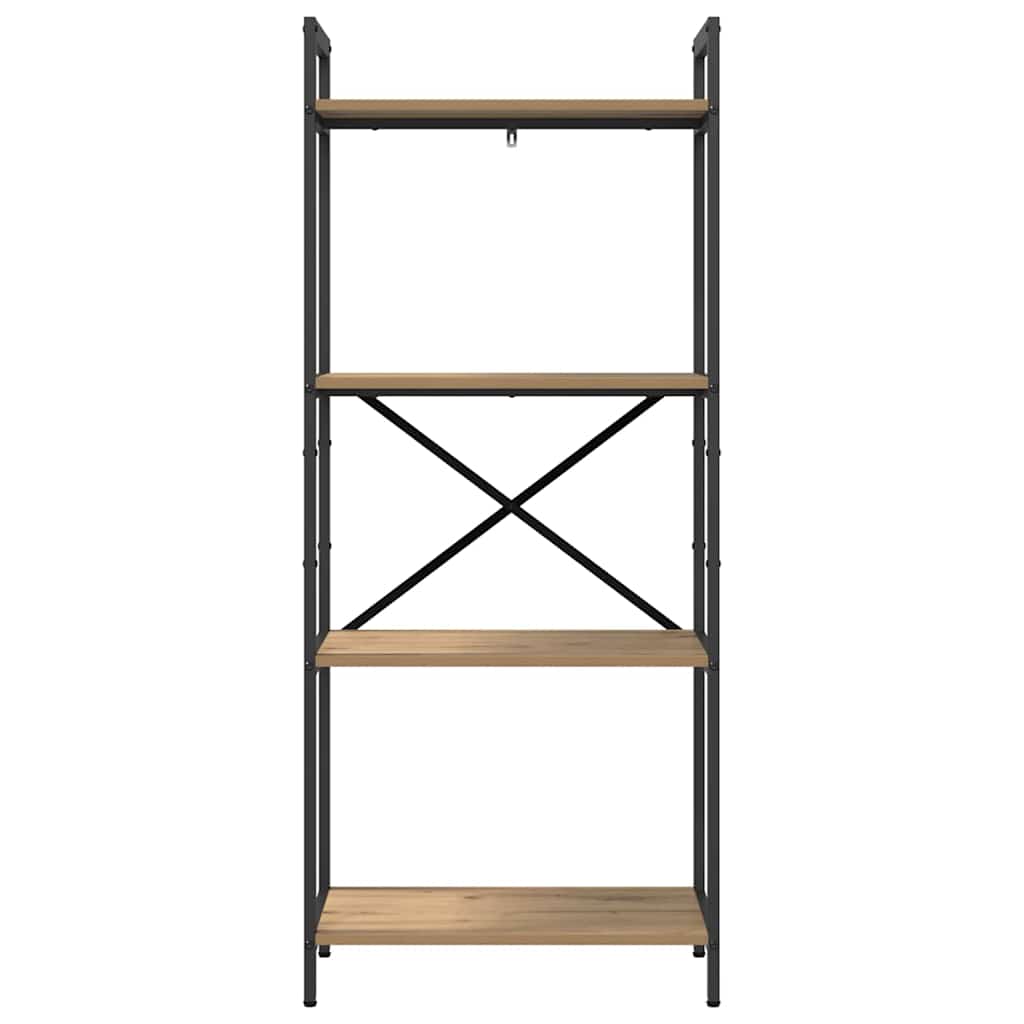 Bücherregal Artisan-Eiche 56 x 34 x 133,5 cm Holzwerkstoff