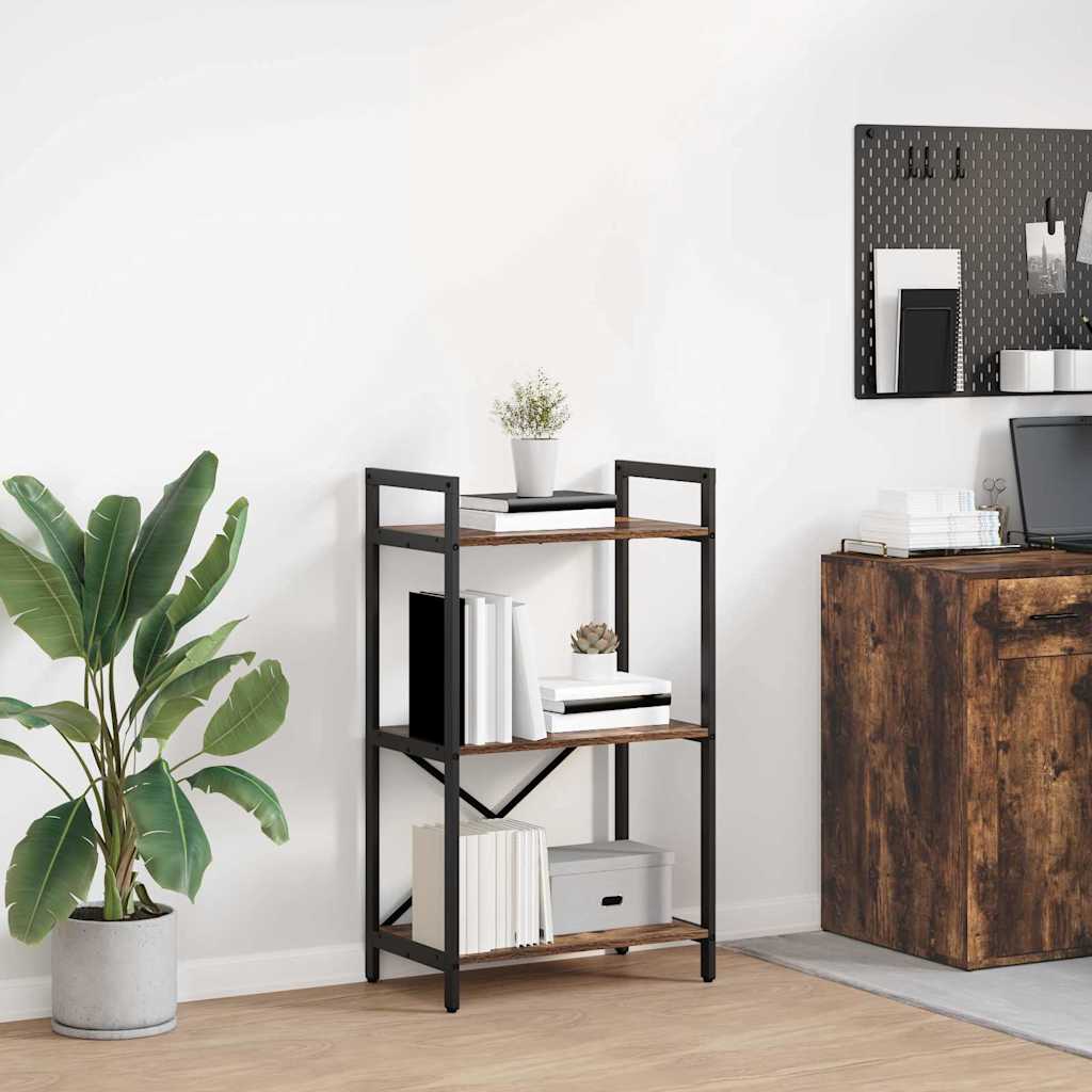 Bücherregal Geräucherte Eiche 56 x 34 x 96 cm Holzwerkstoff