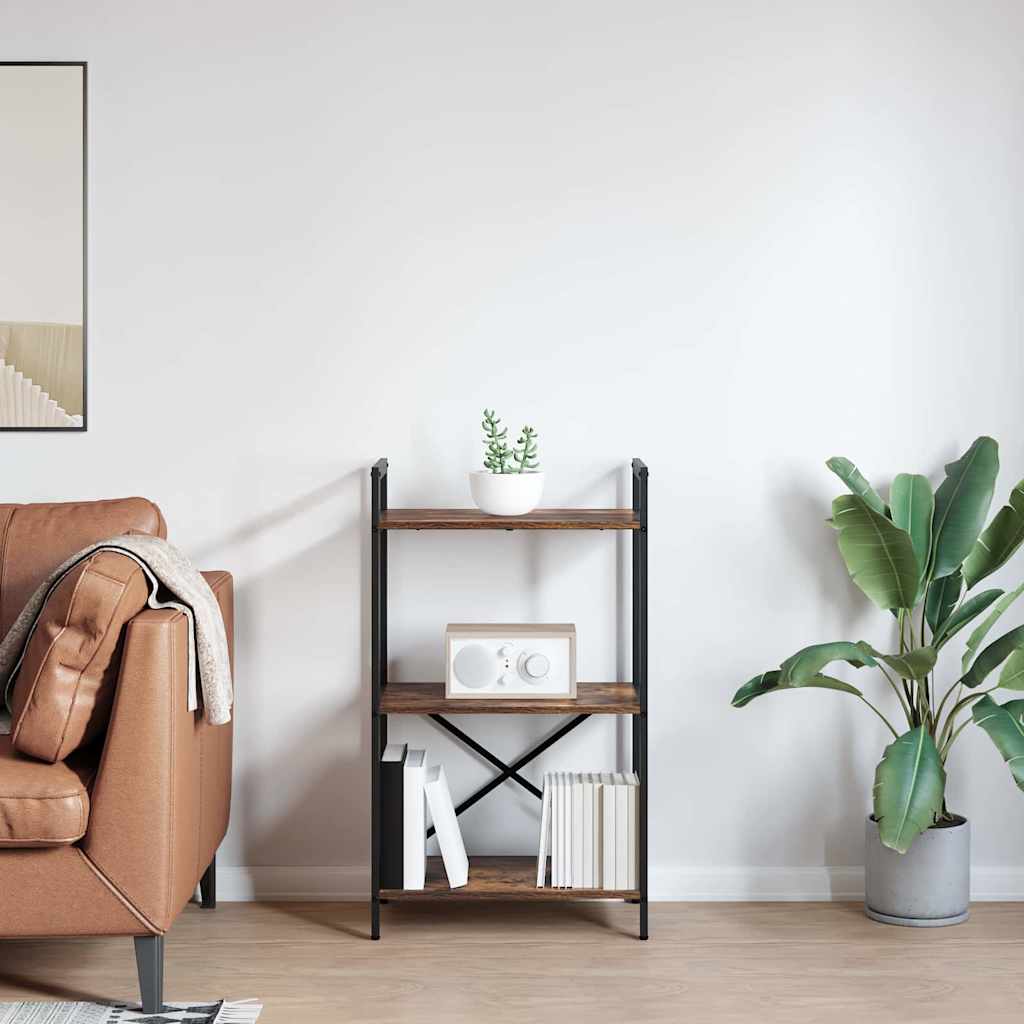 Bücherregal Geräucherte Eiche 56 x 34 x 96 cm Holzwerkstoff