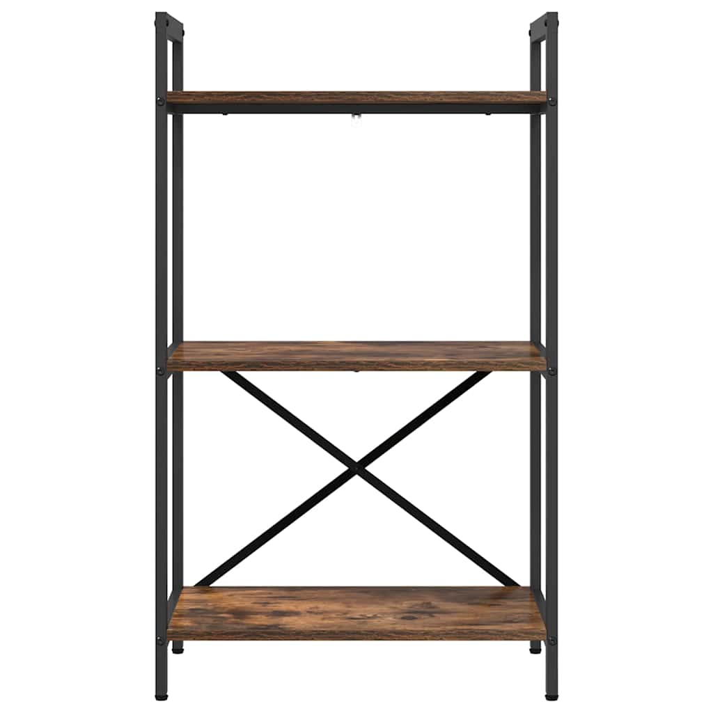 Bücherregal Geräucherte Eiche 56 x 34 x 96 cm Holzwerkstoff