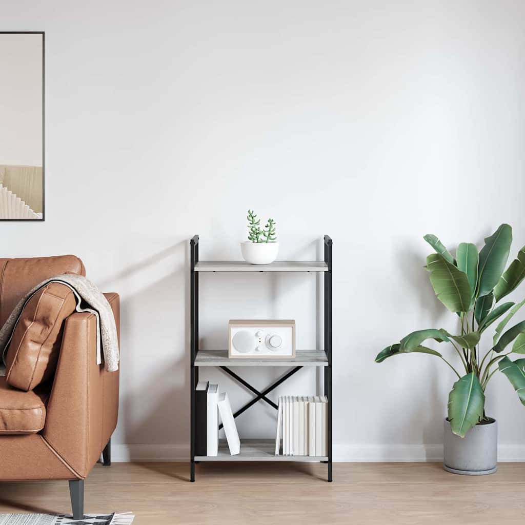 Bücherregal Graues Sonoma 56 x 34 x 96 cm Holzwerkstoff