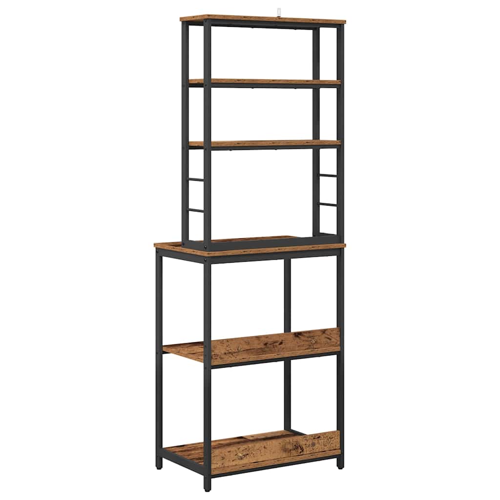 Küchenregal Altholz 60 x 40 x 168 cm Holzwerkstoff