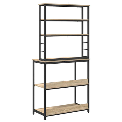 Küchenregal Sonoma-Eiche 80 x 40 x 168 cm Holzwerkstoff