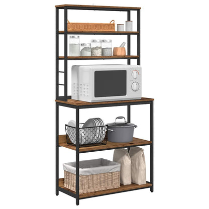 Küchenregal Altholz 80 x 40 x 168 cm Holzwerkstoff