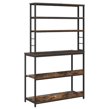 Küchenregal Geräucherte Eiche 100 x 40 x 168 cm Holzwerkstoff