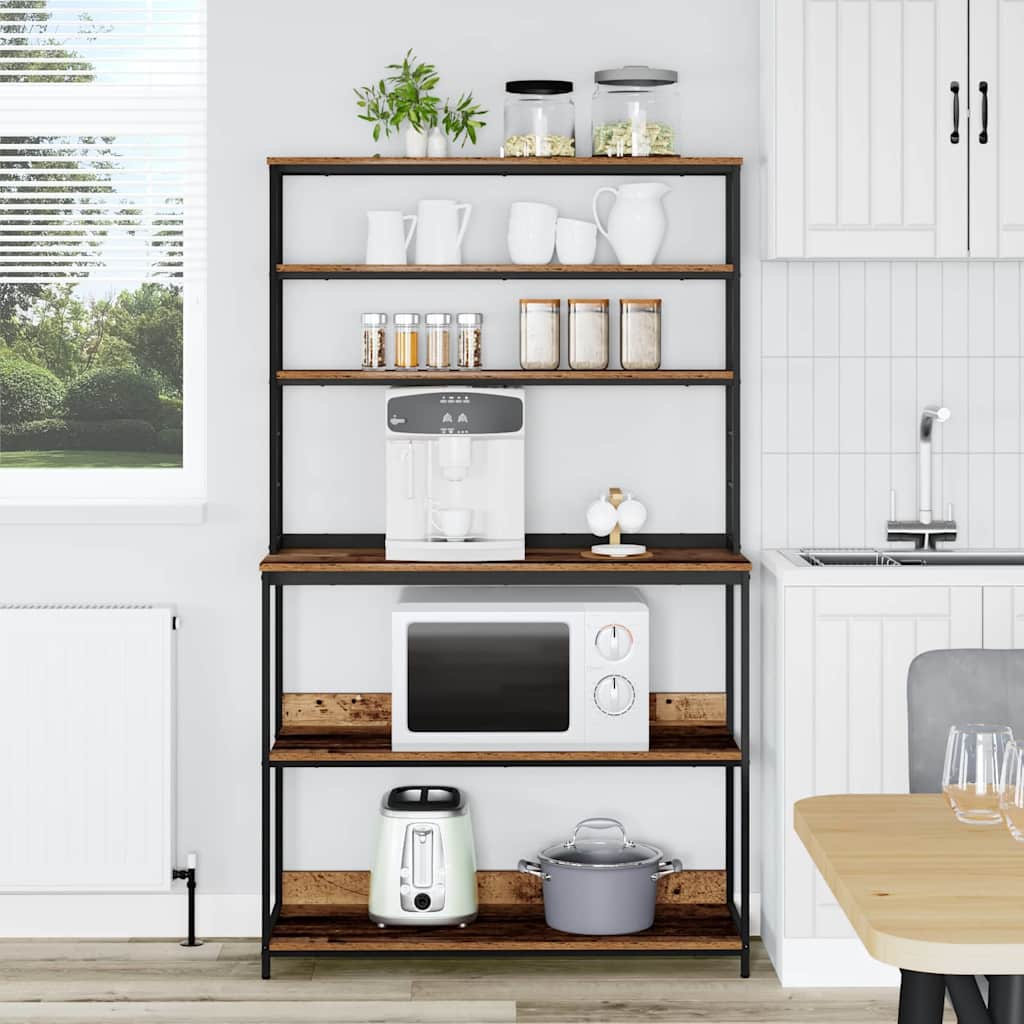 Küchenregal Altholz 100 x 40 x 168 cm Holzwerkstoff