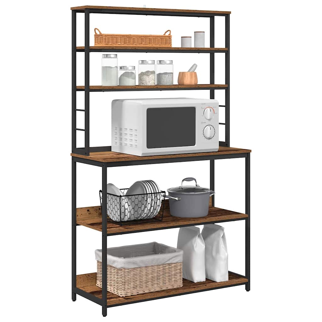 Küchenregal Altholz 100 x 40 x 168 cm Holzwerkstoff