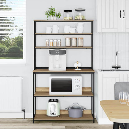 Küchenregal Artisan-Eiche 100 x 40 x 168 cm Holzwerkstoff