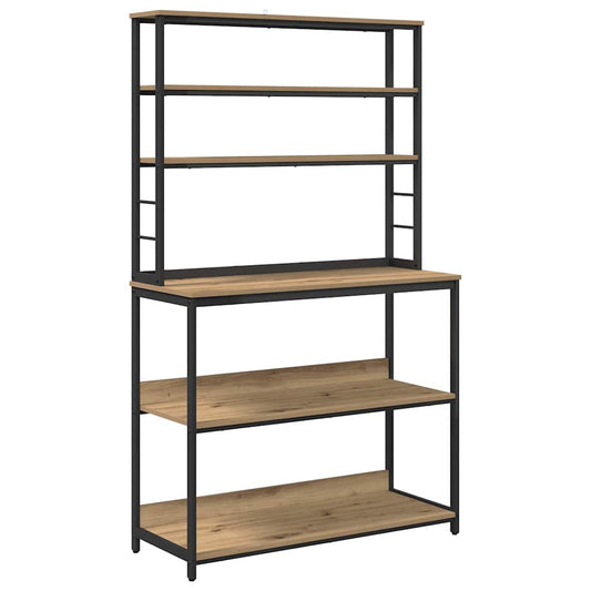 Küchenregal Artisan-Eiche 100 x 40 x 168 cm Holzwerkstoff