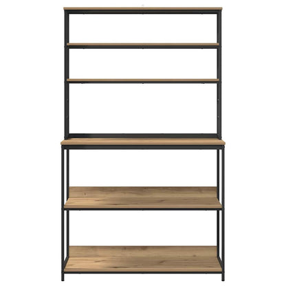 Küchenregal Artisan-Eiche 100 x 40 x 168 cm Holzwerkstoff