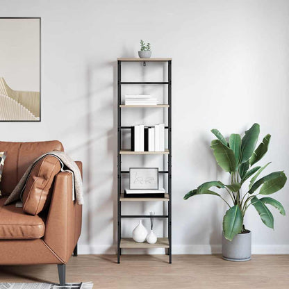 Bücherregal Sonoma-Eiche 40 x 29,5 x 149 cm Holzwerkstoff