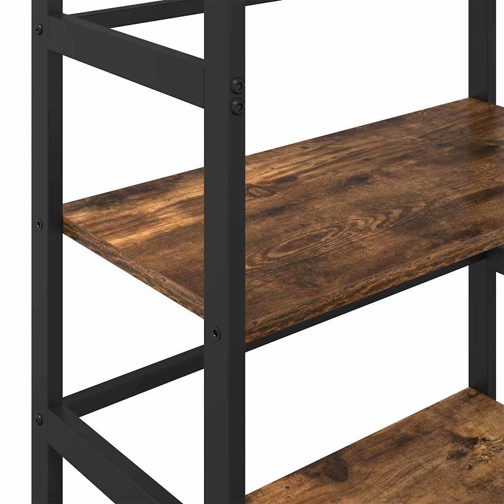 Bücherregal Geräucherte Eiche 60 x 29,5 x 81 cm Holzwerkstoff