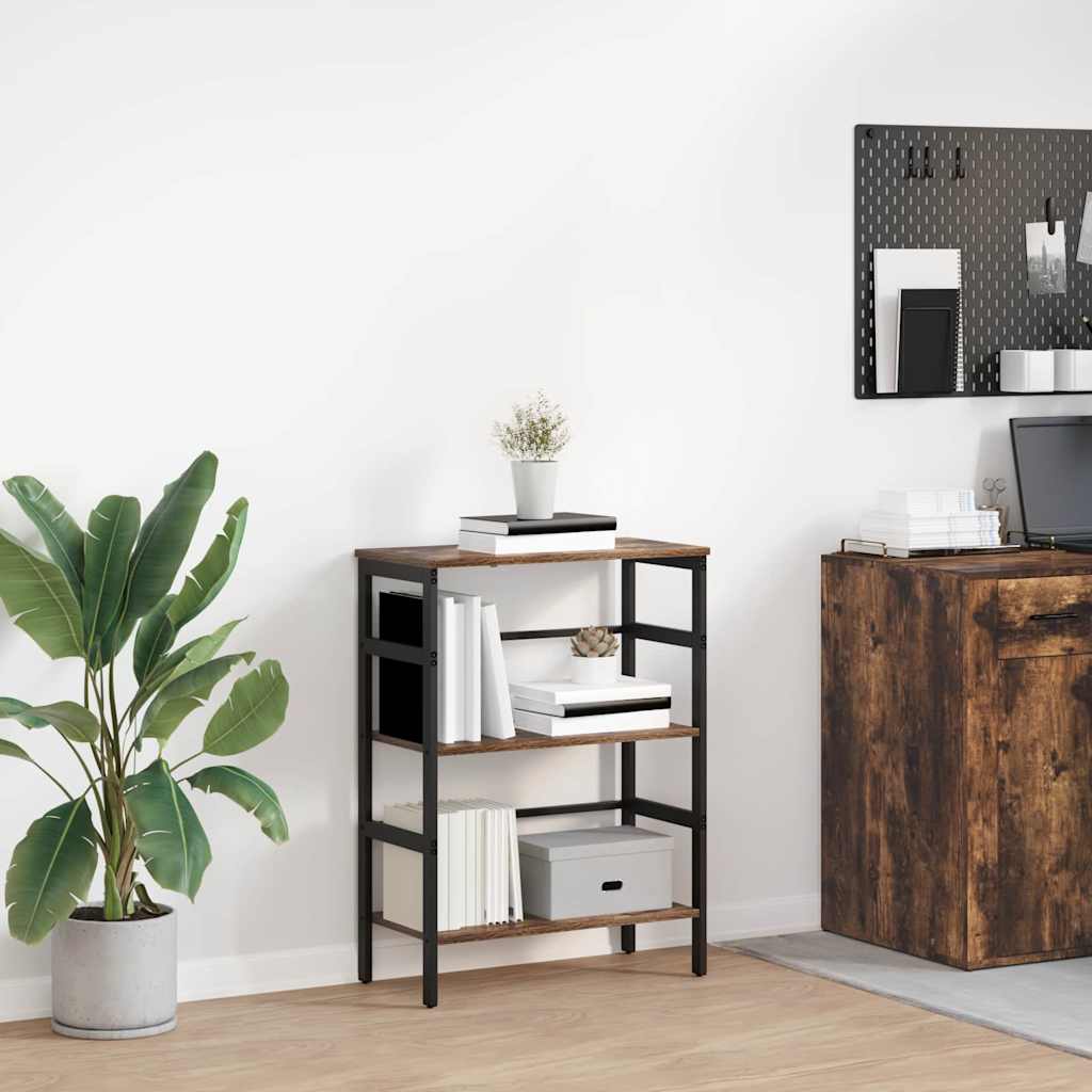 Bücherregal Geräucherte Eiche 60 x 29,5 x 81 cm Holzwerkstoff