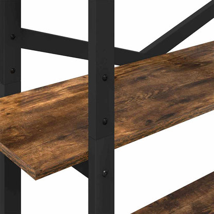 Bücherregal Geräucherte Eiche 100 x 33,5 x 178 cm Holzwerkstoff